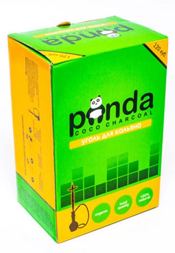 Уголь для кальяна Panda 120 кубиков
